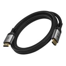 Force Power Câble Hdmi Mâle Vers Hdmi Mâle Ultra High Speed 8k Conception Tressé 3m Noir