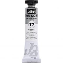 Tube 20ml Peinture Gouache T7 Extra Fine Blanc Titane Pébéo - Pébéo