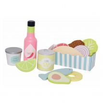 Jouet En Bois - Dinette - Set Tacos - Jabadabado