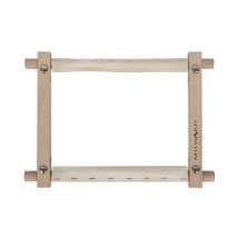 Cadre Rotatif Pour Tapisserie Avec Ruban 22.8 X 22.8 Cm - Milward Marron