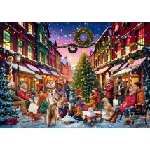 Puzzle 2000 Pièces - Rue De Noël - Bluebird Puzzle
