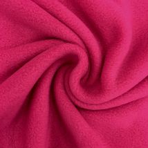 Tissu Polaire Uni Fuchsia - Au Mètre - Craftine