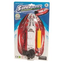 Blister Bateau Gonflable + Pompe Modèle Aléatoire - Easykado