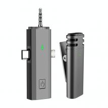 Microphone Sans Fil 3 En 1 Pour Téléphone Appareil Photo Et Haut-parleur Yonis - Yonis
