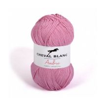 Coton Et Bambou À Tricoter Ambre - Cheval Blanc 056 Rose - ChevalBlanc