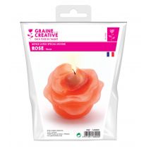Moule À Bougie En Latex Rose - Graine Creative