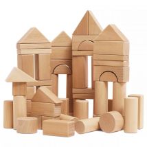 Blocs De Construction En Bois Naturel - Le Toy Van
