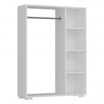 Armoire Avec 4 Compartiments De Stockage 123 X 90 X 30 Cm - - PAS DE MARQUE -