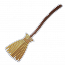 Écusson Balai Pour Trousse - Bon chic Bon dos - BCBD