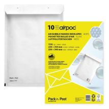 Enveloppes À Bulles - 23x34cm - Référence G - Auto Adhésive - Lot De 10 - Gpv - GPM