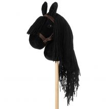 Tête De Cheval Noir À Chevaucher - ByAstrup