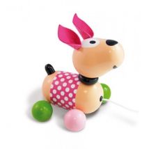 Chien A Tirer En Bois Miss Wawa - Vilac - 2004 - Jouet A Promener - Vilac