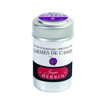 6 Cartouches D'Encre - Larmes De Cassis - Pour Stylos Plume Et Roller - Herbin - Jacques Herbin