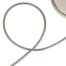 Bobine Cordon Simili Métal Gris Foncé - My mercerie