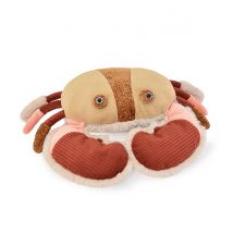 Peluche Tresors Marins – Crabe 23 Cm - Histoire D'Ours - Beige