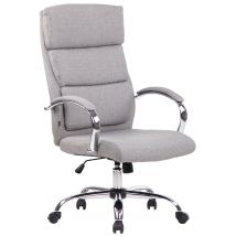 Chaise De Bureau En Tissu Bradford Gris - Ovegna
