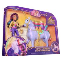Licorne A Fonctions 28 Cm Wildstar + Poupee 24 Cm Unicorn Academy - Spinmaster - Jaune - Spin Master