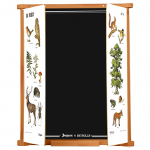 Tableau Triptyque La Forêt - Jeujura
