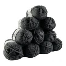 10 Pelotes De Laine - Rocher - 50% Laine Mérinos 50% Acrylique - Bergère De France - Image - Bergere de France