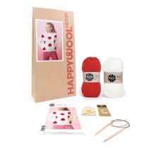 Kit Tricot Pull Femme Corazon Ecru 42/44 - Pingouin