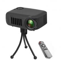 Mini Vidéoprojecteur Portable Ultra Léger 800 Lumens Support 1080p Idéal Home Cinéma Noir Yonis - Yonis