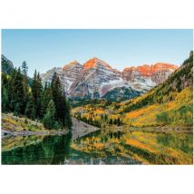 Puzzle Montagne Colorado : Maroon Bells 2000 Pièces - Collection Paysage Etats-unis - Educa - 19279 - Educa