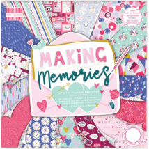 Bloc De 48 Feuilles 30,5cm X 30,5cm Recto Verso Making Memories - First edition
