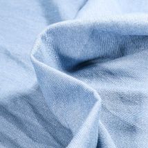Tissu Jean Épais Bleu Clair - Au Mètre - Craftine