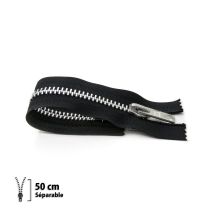 Fermeture Éclair Z31 - Séparable 9mm Noir 50 Cm - Eclair Prym