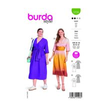 Patron Burda 5724 - Robe Taille N°fr 38-50