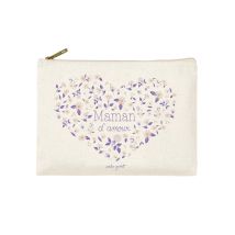 Trousse Rectangulaire Pm (20x13 Cm) - Bouquet D'Amour (maman D'Amour) - Hirondelles & Cie