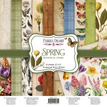 10 Papiers Scrapbooking 30 X 30 Cm Fabrika Decoru Spring Botanical Story Scrapbooking