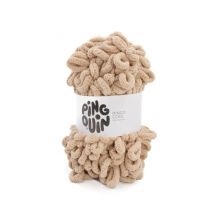 Fil Fantaisie À Tricoter Pingo Cool - 100gr - Pingouin Lin Marron