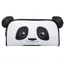 Trousse Scolaire Rectangulaire Kids Noire Panda Bagtrotter - Bagtrotter