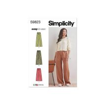 Patron Simplicity 9823 - Pantalons Pour Dames Taille N°fr 44-52