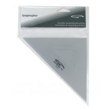 Equerre 45° 3 Bords Anti-taches 21 Cm - Graphoplex