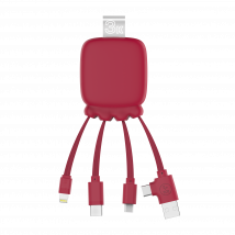 Xoopar Batterie Externe 3000mah Gamma En Plastique Recyclé Rouge