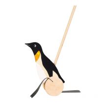 Pingouin À Pousser En Bois - Goki