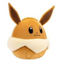 Pokémon - Peluche Pokémon Squishmallows Évoli 35 Cm - Jazwares