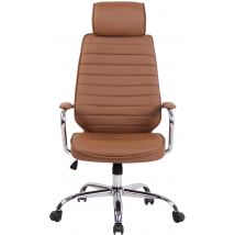 Chaise De Bureau Rako Marron Clair - Ovegna
