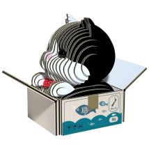 Eugy 3d Modèle: Chats / Tuxedo 7,4x4,1x5,7cm, En Carton, En Boîte, 6+
