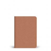 Le Cahier Poche - Pages Blanches - Teck - 105 X 150 Mm - Made In France - My 365