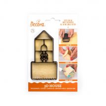 Emporte Pièces Maison 3d - Decoraparty