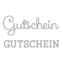 Gabarit Découp. Kit: gutschein, 2,5 - 7cm, 2 Pces - Rayher