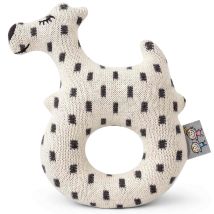 Hochet Bébé En Coton Tricoté , Chien Scotty - Sevira Kids