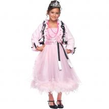 Déguisement Princesse Bal Rose Luxe Taille 5-6 Ans - Annikids