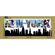 Canevas Antique New York 25x60cm - SEG