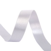 Bobine 40m Ruban Satin Double Face Fabriqué En France Gris - MyMercerie