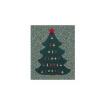 Panneau Noël Canvas Digital 0003 Vert Pistache - Distrifil