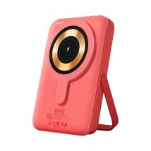 Urban Factory Powerbank Magsafe 10000mah Avec Port Usb / Usb-c Et Fonction Support Corail - Urban Factory